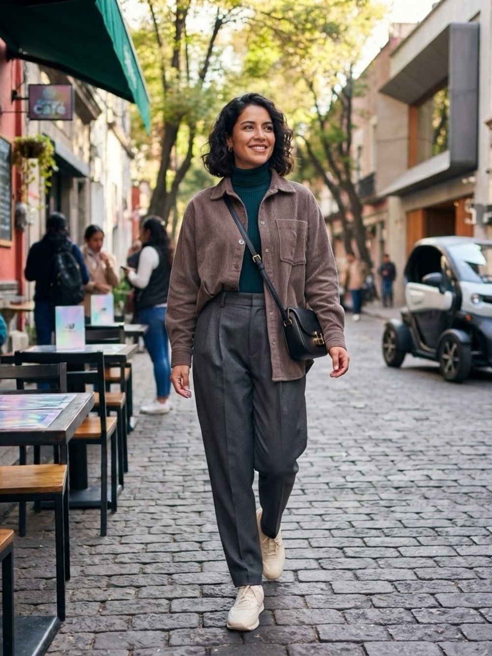 J. Jill Taupe Brown Corduroy Utility Jacket